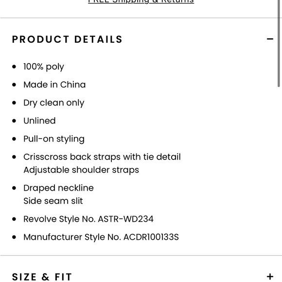 Gaia Dress in Denim by ASTR the Label - Picture 4 of 5